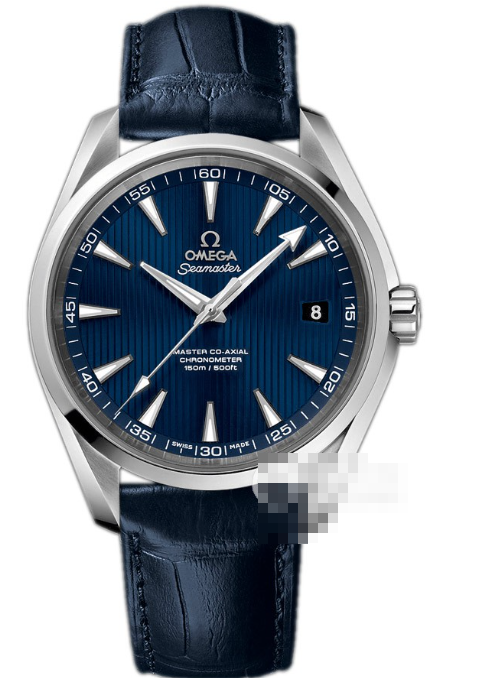 オメガシーマシリーズ231.13.42.21.0301ブルーチャーム腕時計